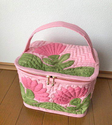 レフアのバニティ [ハワイアンキルトバッグのキルト・ラナイ（キット