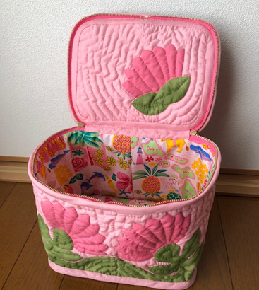 レフアのバニティ [ハワイアンキルトバッグのキルト・ラナイ（キット